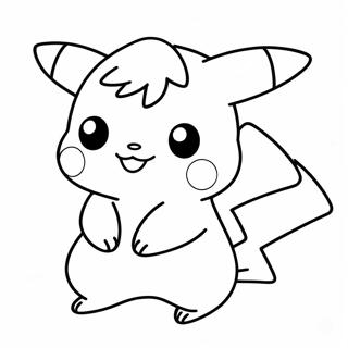 Niedlicher Chibi Pikachu Ausmalbild 28937-26165