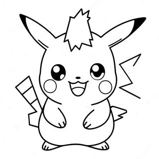 Niedlicher Chibi Pikachu Ausmalbild 28937-26166