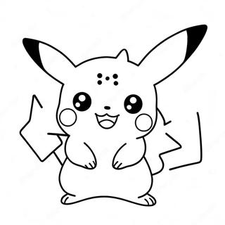 Niedlicher Chibi Pikachu Ausmalbild 28937-26168