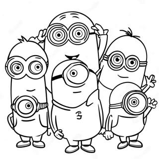 Minions In Aktion Ausmalbild 29077-26278