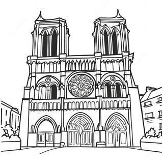 Notre Dame Ausmalbild 29136-26321