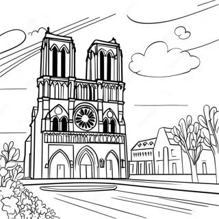 Notre Dame Ausmalbild 29136-26322