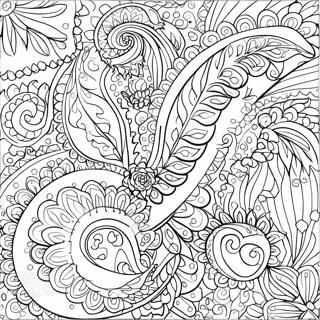 Paisley Ausmalbilder