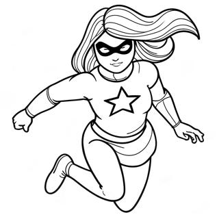 Ms Marvel In Aktion Ausmalbild 29378-26512