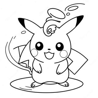 Charmantes Pikachu Pokemon Go Ausmalbild 29408-26536