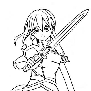 Sword Art Online Ausmalbilder