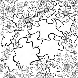 Buntes Puzzle Ausmalbild 29528-26629