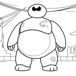 Baymax Ausmalbild 29637-26716
