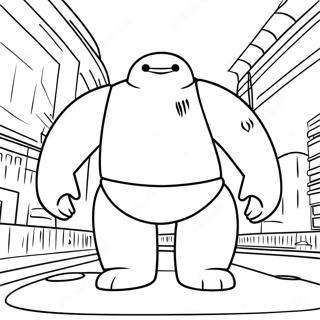 Baymax In Aktion Ausmalbild 29638-26717