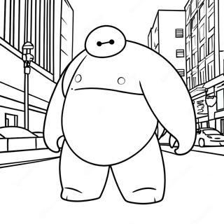 Baymax In Aktion Ausmalbild 29638-26718