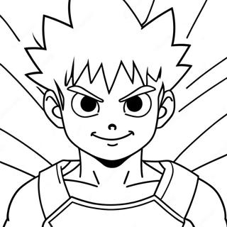 Killua Mit Blitzkraften Ausmalbild 29698-26768