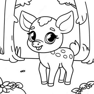 Baby Reh Malvorlagen