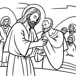 Jesus Wunder Malvorlagen