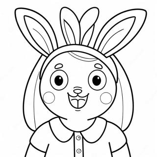 Louise Belcher Mit Hasenohren Ausmalbild 2999-2431