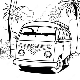 Klassischer Vw Van Ausmalbild 30109-27085