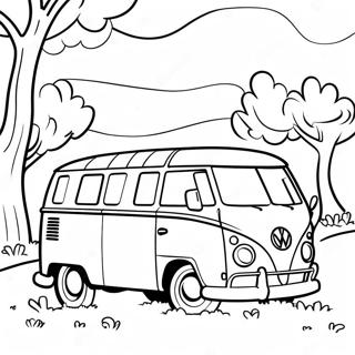 Klassischer Vw Van Ausmalbild 30109-27087