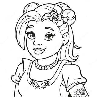 Punk Disney Prinzessin Ausmalbilder