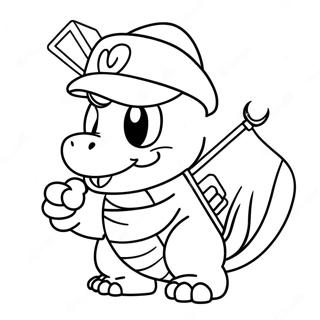 Lemmy Koopa Mit Zauberstab Ausmalbild 30369-27289