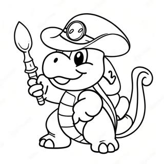 Lemmy Koopa Mit Zauberstab Ausmalbild 30369-27290