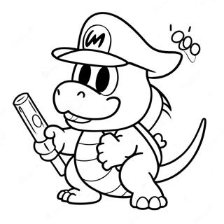 Lemmy Koopa Mit Zauberstab Ausmalbild 30369-27292