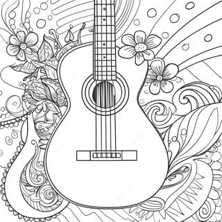 Gitarre Ausmalbild 3038-2458