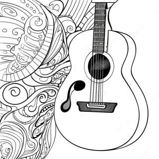 Gitarre Ausmalbild 3038-2460