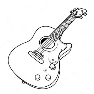 Gitarre Ausmalbild 3038-2481