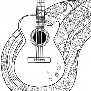 Gitarre Ausmalbild 3038-2482