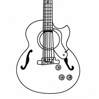 Gitarre Ausmalbild 3038-2483