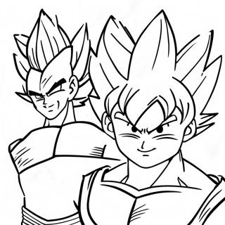 Goku Und Vegeta Ausmalbild 30438-27343