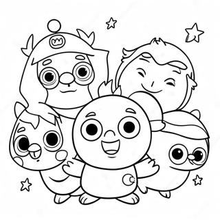 Pororo Und Freunde Winterabenteuer Ausmalbild 30679-27538