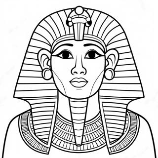 Ausmalbild Des Alten Agyptischen Pharaos 30699-27554