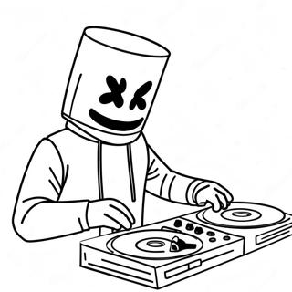 Dj Marshmello Ausmalbilder