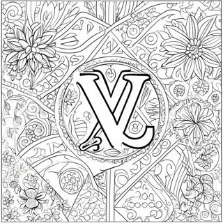 Louis Vuitton Logo Ausmalbild 30908-27718