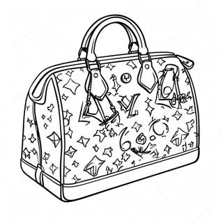 Louis Vuitton Handtasche Ausmalbild 30909-27722