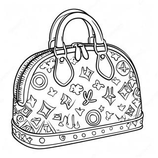 Louis Vuitton Handtasche Ausmalbild 30909-27724