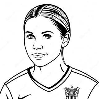 Alex Morgan Fussballstar Ausmalbild 30969-27769