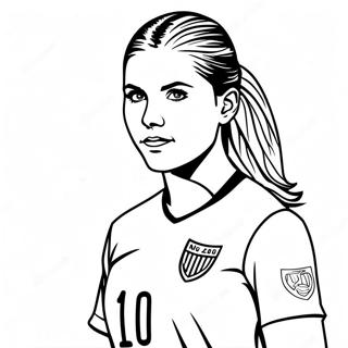 Alex Morgan Fussballstar Ausmalbild 30969-27771