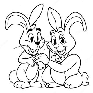 Roger Rabbit Und Jessica Rabbit Ausmalbild 31049-27833