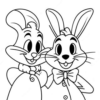 Roger Rabbit Und Jessica Rabbit Ausmalbild 31049-27835