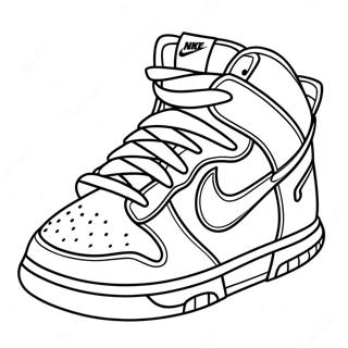 Nike Dunk Ausmalbilder