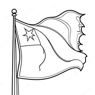 Chile Flagge Ausmalbild 31188-27942