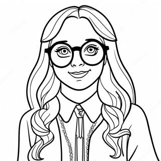 Luna Lovegood Mit Spectrespecs Ausmalbild 31239-27987