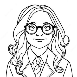 Luna Lovegood Mit Spectrespecs Ausmalbild 31239-27988