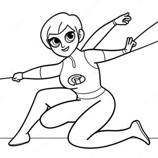 Elastigirl Beim Dehnen Ausmalbild 31279-28019