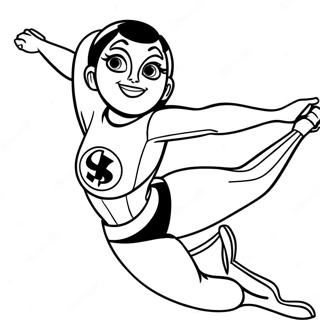 Elastigirl Beim Dehnen Ausmalbild 31279-28020