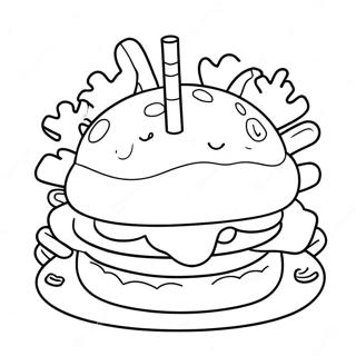 Krabby Patty Ausmalbild 31398-28109