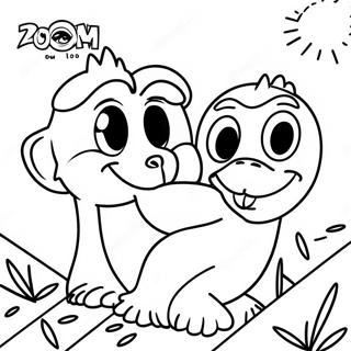 Zoboomafoo Ausmalbild 31418-28126