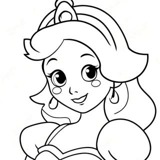 Prinzessin Peach Gesicht Ausmalbild 31458-28157