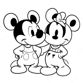 Mickey Und Minnie Ausmalbilder